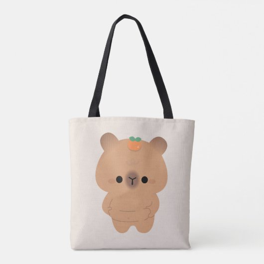 Chonky Capybara Tote Bag (Achterkant)