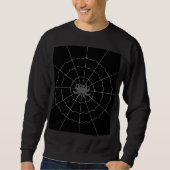 Chonky Cartoon Spider Zwart Sweatshirt (Voorkant)