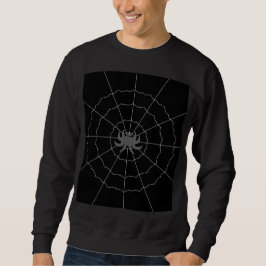 Chonky Cartoon Spider Zwart Sweatshirt