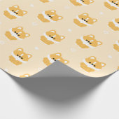 Chonky Corgi Cadeaupapier (Hoek)