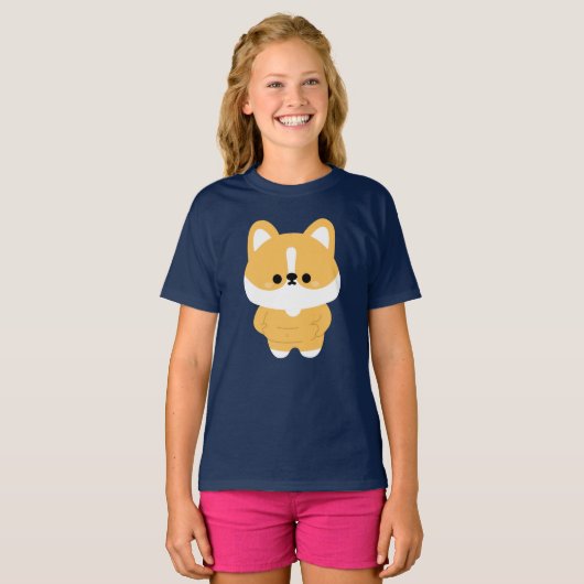 Chonky Corgi T-shirt (Voorkant volledig)