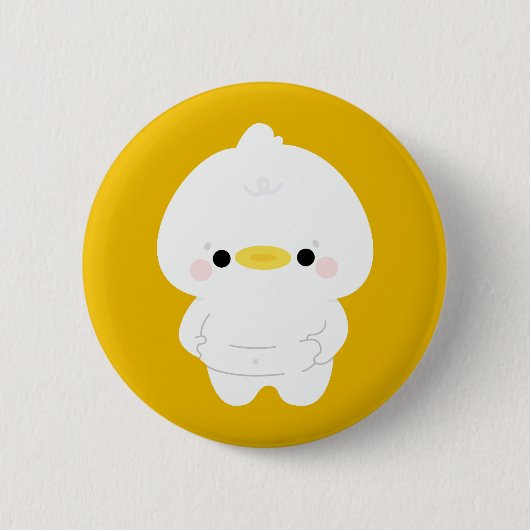 Chonky Duck Ronde Button 5,7 Cm (Voorkant)