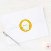 Chonky Duck Ronde Sticker (Envelop)