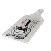 Chonky Gestreepte Japanse Tabby Cat Snijplank (Hoek)