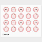Chonky Koe Ronde Sticker (Vel)