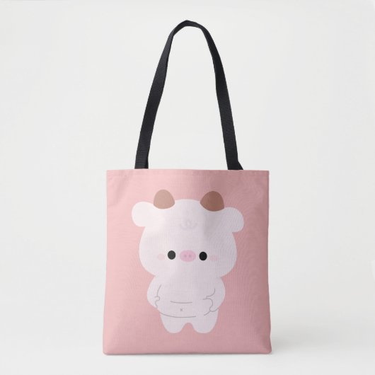 Chonky Koe Tote Bag (Voorkant)