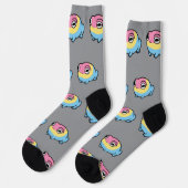 Chonky Pansexual Frog Pride Socks | Cute Pan Pride Sokken (Links)