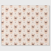 Chonky Siamese kat Cadeaupapier (Vlak)