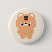 Chonky Tiger Ronde Button 5,7 Cm (Voorkant)