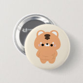 Chonky Tiger Ronde Button 5,7 Cm (Voorkant /achterkant)