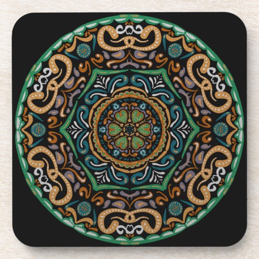 Chons Da Mandala ( achtergrond) Onderzetter (Voorkant)