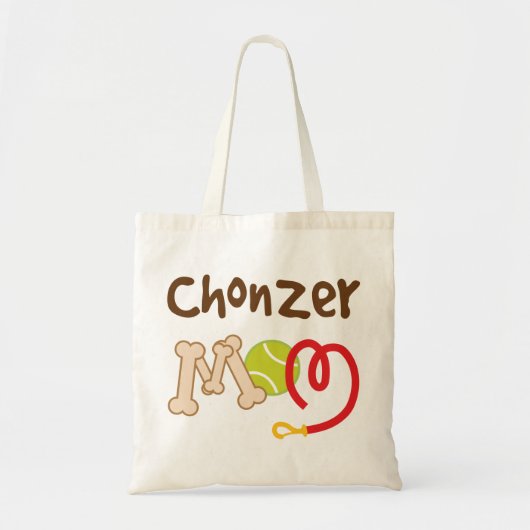 Chonzer Hondenras Mam Gift Tote Bag (Voorkant)