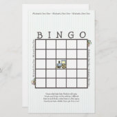 Choo Choo Baby Bingo Shower Game (Voorkant / Achterkant)