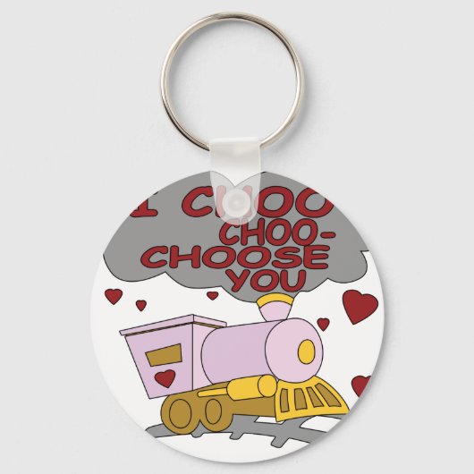 Choo Choo Choose You Sleutelhanger (Voorkant)