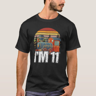Choo Choo Ik ben 11 jaar oude locomotief 11th B T-shirt