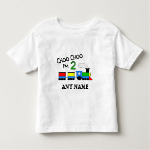 Choo Choo Ik ben 2! Met TREIN Kinder Shirts
