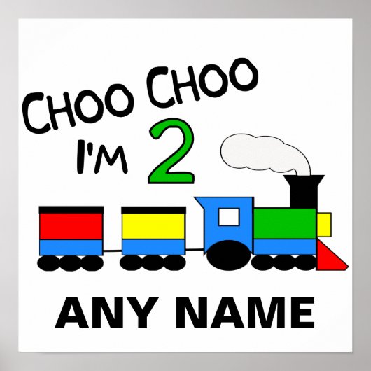 Choo Choo Ik ben 2! Met TREIN Poster (Voorkant)