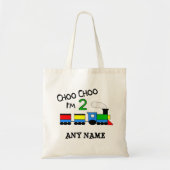 Choo Choo Ik ben 2! Met TREIN Tote Bag (Voorkant)