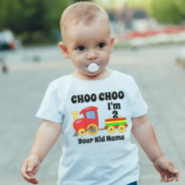 Choo Choo Ik ben twee jaar oude leerling-kinderen,
