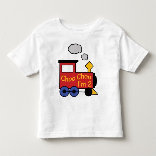 Choo Choo Ik ben twee Kinder Shirts (Voorkant)