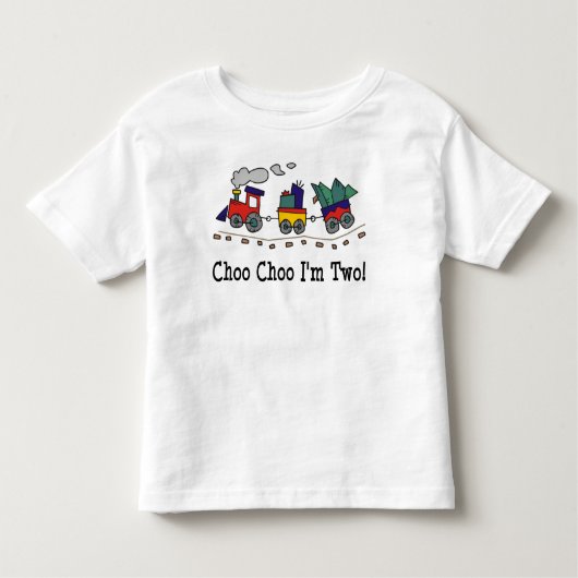Choo Choo Ik ben tweederangs T-shirt (Voorkant)