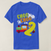 Choo Choo Im 2 Cute Train Lover Railroad 2de geboo T-shirt (Design voorkant)