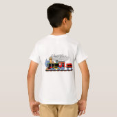 Choo Choo Nummer twee trein T-shirt (Achterkant volledig)