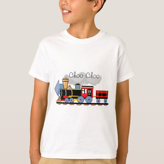 Choo Choo Nummer twee trein T-shirt (Voorkant)