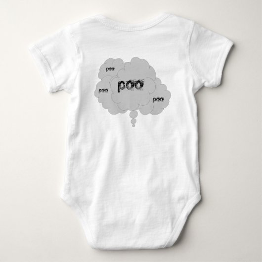 Choo Choo Poo Poo Romper (Achterkant)