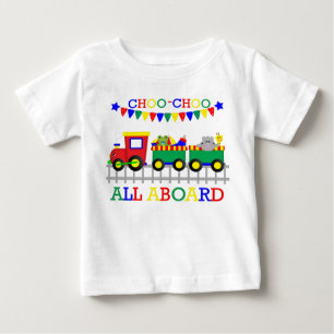 Choo-Choo Red Train Baby T-Shirt
