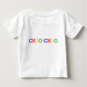 Choo-Choo Red Train Baby T-Shirt (Achterkant)