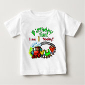 Choo Choo Train 1ste verjaardag overhemden en cade (Voorkant)