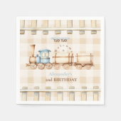 Choo Choo Train 2e verjaardag Servet (Voorkant)