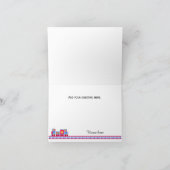 Choo Choo Train Baby Gewaardeerd Dank je Kaart (Binnen)