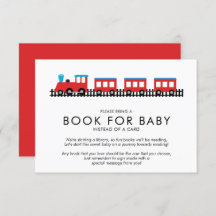 CHOO CHOO TRAIN Baby shower Boek voor Baby