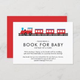CHOO CHOO TRAIN Baby shower Boek voor Baby Kaart