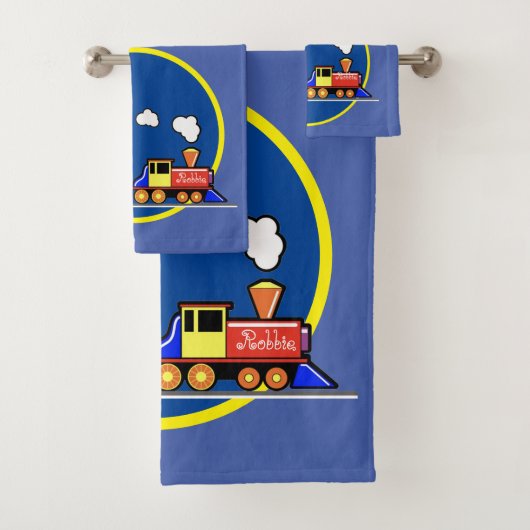 Choo Choo Train Bad Handdoek (Insitu)