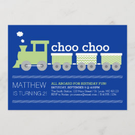 Choo Choo Train Birthday Kaart