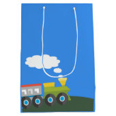 Choo Choo Train Birthday Medium Cadeauzakje (Achterkant)