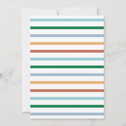 Choo Choo Train Birthday Party Invitation Kaart (Achterkant)