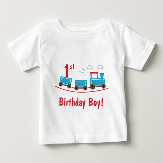 Choo Choo Train Birthday Shirt (Voorkant)