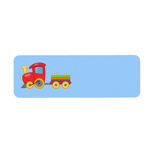 Choo Choo Train Blank Labels (Voorkant)