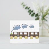 Choo Choo Train Briefkaart (Staand voorkant)