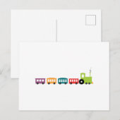 Choo Choo Train Briefkaart (Voorkant / Achterkant)