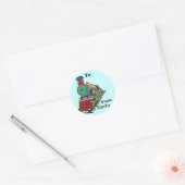 Choo Choo Train Cadeaubon Ronde Sticker (Envelop)