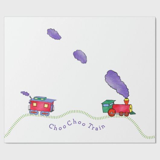 Choo Choo Train Cadeaupapier (Vlak)