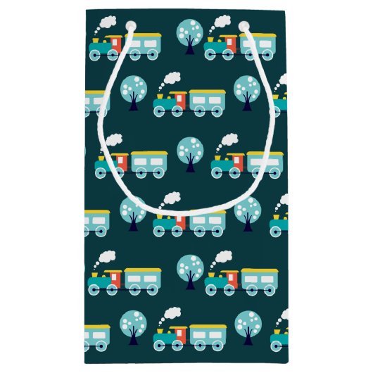 Choo Choo Train Gift Bag Klein Cadeauzakje (Achterkant)