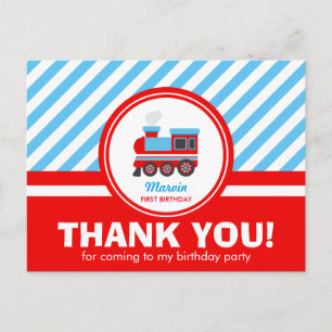 Choo Choo Train Hartelijk dank Briefkaart