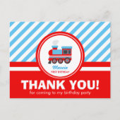 Choo Choo Train Hartelijk dank Briefkaart (Voorkant)