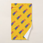 Choo Choo Train Kinder Geel Bad Handdoek (Handdoek)